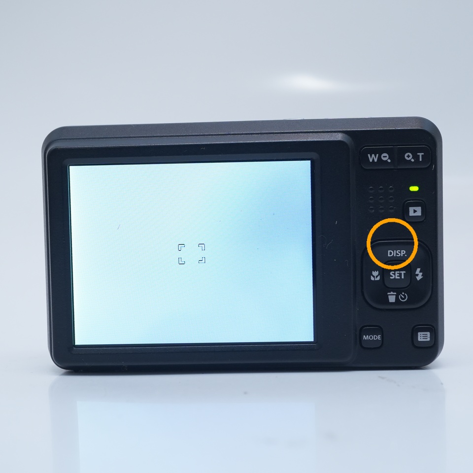 Press DISP to switch the display